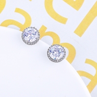 Picture of Wholesale Platinum Plated Medium Stud Earrings of Original Design