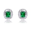 Show details for Copper or Brass Platinum Plated Stud Earrings From Reliable Factory