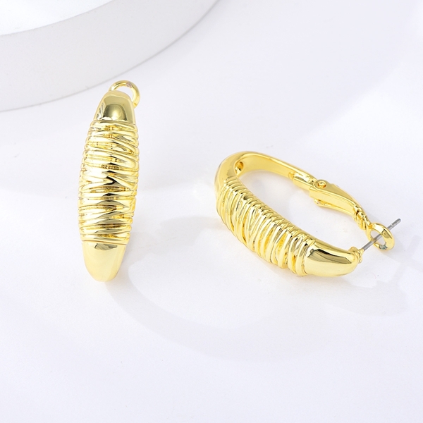 Picture of Impressive Gold Plated Zinc Alloy Big Stud Earrings with Low MOQ