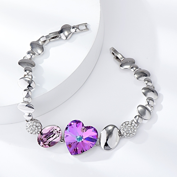 Picture of Fashionable Casual Platinum Plated Fashion Bracelet