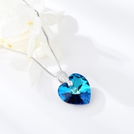 Show details for Purchase Platinum Plated Blue Pendant Necklace Exclusive Online Show details for Purchase Platinum Plated Blue Pendant Necklace Exclusive Online
