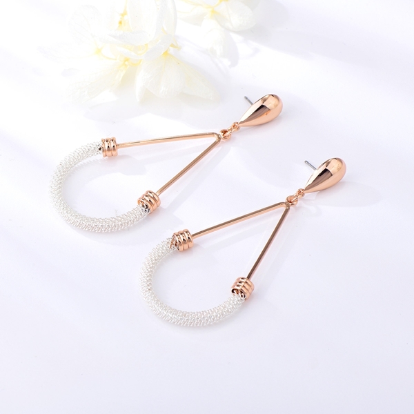 Picture of Best Big Rose Gold Plated Dangle Earrings