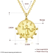 Picture of Hypoallergenic Gold Plated Dubai Pendant Necklace with Easy Return