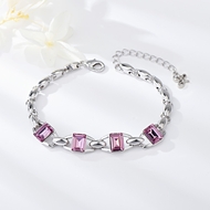Show details for Zinc Alloy Purple Fashion Bracelet Online Only Show details for Zinc Alloy Purple Fashion Bracelet Online Only