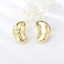 Show details for Brand New Gold Plated Medium Stud Earrings with Full Guarantee