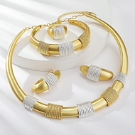 Show details for Staple Big Dubai 4 Piece Jewelry Set Show details for Staple Big Dubai 4 Piece Jewelry Set