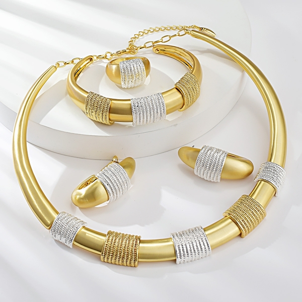 Picture of Staple Big Dubai 4 Piece Jewelry Set