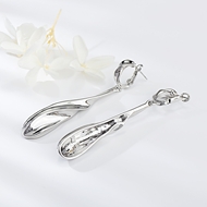 Picture of Inexpensive Zinc Alloy Medium Drop & Dangle Earrings from Reliable Manufacturer