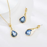 Picture of Elegant Colored Crystal Small 2 Pieces Jewelry Sets