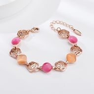 Picture of Zinc Alloy Rose Gold Plated Fashion Bracelet Factory Direct