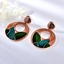 Show details for Attractive Colorful Rose Gold Plated Dangle Earrings For Your Occasions