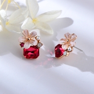 Picture of Holiday Artificial Crystal Stud Earrings with Worldwide Shipping