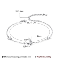 Picture of Attractive Platinum Plated Small Fashion Bracelet For Your Occasions