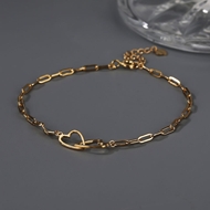 Picture of 925 Sterling Silver Small Fashion Bracelet in Flattering Style