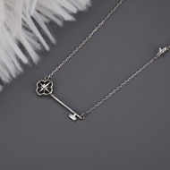 Picture of Key Gold Plated Pendant Necklace with 3~7 Day Delivery