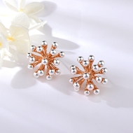 Picture of Dubai Multi-tone Plated Big Stud Earrings with Beautiful Craftmanship