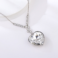 Show details for Hypoallergenic Platinum Plated Love & Heart Pendant Necklace at Super Low Price Show details for Hypoallergenic Platinum Plated Love & Heart Pendant Necklace at Super Low Price