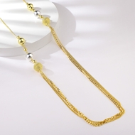 Show details for Unique Medium Gold Plated Long Chain Necklace Show details for Unique Medium Gold Plated Long Chain Necklace
