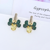 Picture of Irresistible Green Big Dangle Earrings As a Gift