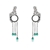 Picture of Fast Selling Green Copper or Brass Dangle Earrings from Editor Picks