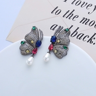 Picture of Delicate Cubic Zirconia Luxury Dangle Earrings