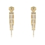 Show details for Affordable Gold Plated Cubic Zirconia Dangle Earrings From Reliable Factory