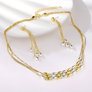 Show details for Delicate Medium Gold Plated 2 Piece Jewelry Set Show details for Delicate Medium Gold Plated 2 Piece Jewelry Set