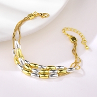 Picture of New Season Gold Plated Zinc Alloy Fashion Bracelet with SGS/ISO Certification