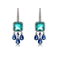 Show details for Irresistible Blue Cubic Zirconia Dangle Earrings For Your Occasions