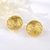 Picture of Gold Plated Dubai Stud Earrings with Full Guarantee