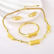 Show details for Delicate Big Dubai 3 Piece Jewelry Set