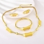 Show details for Delicate Big Dubai 3 Piece Jewelry Set