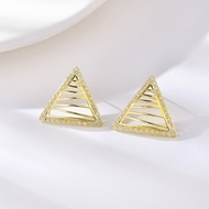 Picture of Zinc Alloy Gold Plated Stud Earrings with Unbeatable Quality