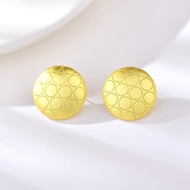 Picture of Sparkly Classic Gold Plated Stud Earrings