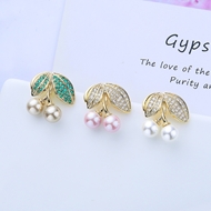 Picture of Good Cubic Zirconia Big Big Stud Earrings in Flattering Style