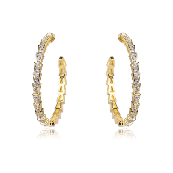 Picture of Luxury Big Big Hoop Earrings with Beautiful Craftmanship