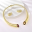 Show details for Dubai Casual Necklace and Earring Set with Fast Delivery