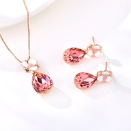 Picture of Great Artificial Crystal Classic 2 Piece Jewelry Set