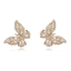 Show details for Copper or Brass Butterfly Stud Earrings with Low Cost