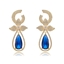 Show details for Nickel Free Gold Plated Big Dangle Earrings with No-Risk Refund
