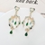 Picture of Hot Selling Green Copper or Brass Dangle Earrings Shopping