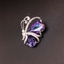 Show details for Purchase Platinum Plated Colorful Brooche Shopping