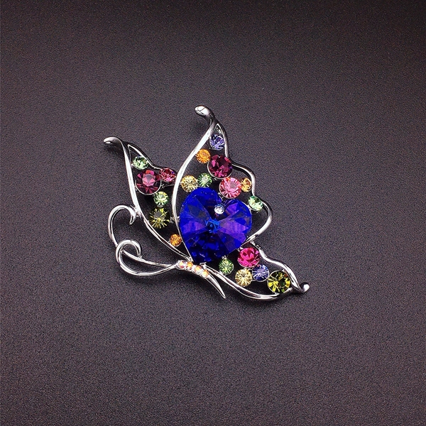 Picture of New Swarovski Element Colorful Brooche