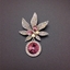 Show details for Zinc Alloy Swarovski Element Brooche Factory Supply
