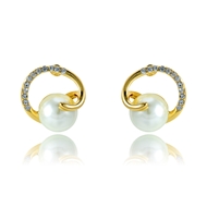 Picture of Hot Sale Zine-Alloy Venetian Pearl Stud