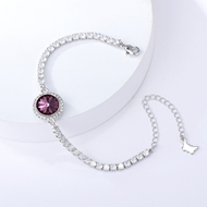 Show details for Trendy Purple Zinc Alloy Fashion Bracelet with No-Risk Refund Show details for Trendy Purple Zinc Alloy Fashion Bracelet with No-Risk Refund