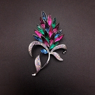Show details for Low Price Platinum Plated Colorful Brooche Online Only Show details for Low Price Platinum Plated Colorful Brooche Online Only