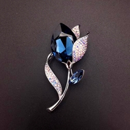 Show details for Zinc Alloy Blue Brooche with Low MOQ Show details for Zinc Alloy Blue Brooche with Low MOQ