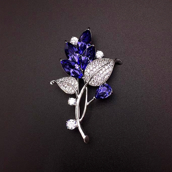 Picture of Hypoallergenic Purple Zinc Alloy Brooche Factory Supply