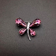 Show details for Need-Now Purple Platinum Plated Brooche in Flattering Style Show details for Need-Now Purple Platinum Plated Brooche in Flattering Style